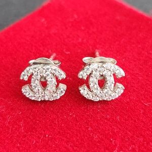 Logo stud earrings